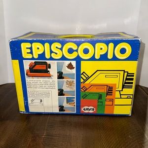 VINTAGE Episcopio Art Enlarger/Projector Navir Made Italy Original‎ Box